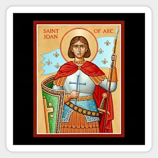 St Joan of Arc Am Not Afraid I Was Born Do This Saint Magnet